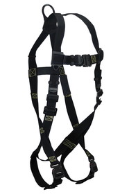 FallTech Arc Flash Nomex&#174; 1D Standard Non-belted Full Body Harness, Quick Connect Adjustments