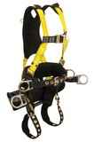 FallTech Journeyman® 6D Tower Climber® Full Body Harness, Removable Suspension and Positioning Seat