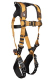 FallTech Advanced ComforTech® Gel 1D Standard Non-belted Full Body Harness, Tongue Buckle Leg Adjustment