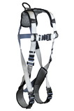 FallTech FlowTech LTE® 1D Standard Non-belted Full Body Harness, Triple-Lock Quick Connect Leg Buckles