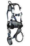 FallTech FlowTech LTE® 1D Construction Belted Full Body Harness, Tongue Buckle Leg Adjustment