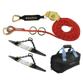 FallTech Temporary Rope HLL System; 2-person with Kernmantle Rope