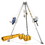 FallTech 7507 8' Confined Space Tripod System with 60' Galvanized Steel Personnel Winch, 8' Tripod Kit with 7297 Winch and Storage Bags