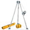 FallTech 7507 8' Confined Space Tripod System with 60' Galvanized Steel Personnel Winch, 8' Tripod Kit with 7297 Winch and Storage Bags