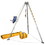 FallTech 7507 8' Confined Space Tripod System with 60' Galvanized Steel Personnel Winch, 8' Tripod Kit with 7297 Winch and Storage Bags