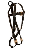 FallTech Arc Flash Nylon Standard Non-belted Looped Full Body Harness, Quick Connect Adjustment