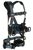 FallTech FT-One™ 3D Construction Belted Full Body Harness, Quick Connect Adjustments