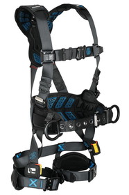 FallTech FT-One&#153; 3D Construction Belted Full Body Harness, Quick Connect Adjustments