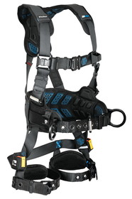 FallTech FT-One&#153; 3D Construction Belted Full Body Harness, Tongue Buckle Leg Adjustments