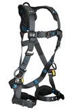 FallTech FT-One™ 3D Standard Non-Belted Full Body Harness, Tongue Buckle Leg Adjustments