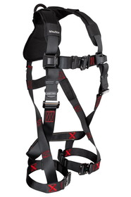 FallTech FT-Iron&#153; 1D Standard Non-Belted Full Body Harness, Quick Connect Buckle Leg Adjustment