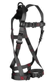 FallTech FT-Iron 1D Standard Non-Belted Full Body Harness, Quick Connect Buckle Leg Adjustment