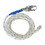 FallTech 8125 25' VLL Snap Hook + Back Splice 5/8" White