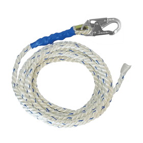 FallTech Premium Polyester Blend Vertical Lifeline with Taped End