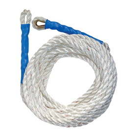 FallTech Premium Polyester Blend Vertical Lifeline with Thimble-eye and Back Splice