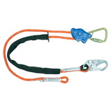 FallTech Tower Climber® Rope Positioning Lanyard with Aluminum Adjuster with Steel Snap Hook and Carabiner