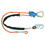 FallTech 8165B65 6.5' Rope Positioning Lanyard Steel Snap + Steel Carabiner