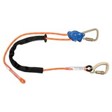 FallTech Tower Climber® Rope Positioning Lanyard with Aluminum Adjuster with Steel Carabiners