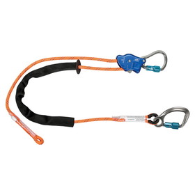 FallTech Tower Climber&#174; Rope Positioning Lanyard with Aluminum Adjuster with Aluminum Carabiners