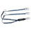 FallTech 826082D 6' ViewPack&#174; Tie-back Energy Absorbing Lanyard, Double-leg with Steel Snap Hooks