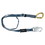 FallTech 8209 4' to 6' Adjustable Length Restraint Lanyard with Steel Snap Hooks