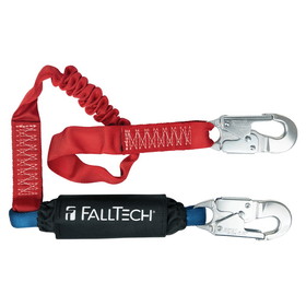 FallTech 6' Ironman&#174; 12' free fall Elasticated Energy Absorbing Lanyard