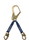 FallTech 8250LTW 24" Standard-duty Rebar Positioning Assembly with Jacketed Web and Steel non-Swivel Rebar Hook
