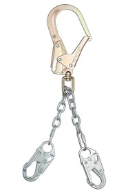 FallTech 8252 23" Premium Rebar Positioning Assembly with GR 43 Chain with Swivel Rebar Hook
