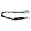 FallTech 8256EL 4&#189;' to 6' ViewPack&#174; Elastic Energy Absorbing Lanyard, Single-leg with Steel Snap Hooks