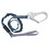 FallTech 8259 6' Internal Energy Absorbing Lanyard, Single-leg with Steel Snap Hooks