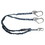 FallTech 8259 6' Internal Energy Absorbing Lanyard, Single-leg with Steel Snap Hooks