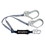 FallTech 8260734 4' ViewPack&#174; Energy Absorbing Lanyard, Double-leg with Steel Connectors