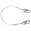 FallTech 830636 3' Cable Restraint Lanyard, Fixed-length with Steel Snap Hooks