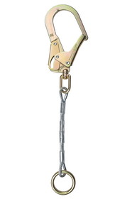 FallTech 8438C23 23" Cable Anchor with Steel Swivel Rebar Hook and O-Ring