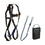 FallTech KIT072595P Harness and Lanyard 3-pc Kit Including Small Storage Bag (7007, 8259, 5005P)