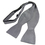 TopTie Classic Black Self Tie Stripe Bowtie with Box, Gift Idea