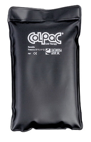 ColPaC 00-1562 Colpac Black Urethane Cold Pack - Half Size - 6.5" X 11"