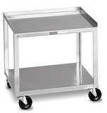 Generic 00-4002 Mobile Stand - Stainless Steel - 2-Shelf