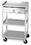 Generic 00-4018 Mobile Stand - Stainless Steel - 2-Shelf With Drawer, Price/Each