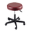 Generic 07-7067 Pneumatic Mobile Stool, With Back, 18" - 22" H, Black Upholstery, Price/Each