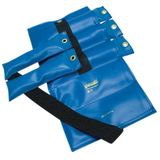 The Pouch 10-0304 Pouch Variable Wrist And Ankle Weight - 20 Lb, 5 X 4 Lb Inserts - Blue