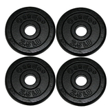 CanDo 10-0601-4 Iron Disc Weight Plates - 10 Lb Set (4 Each: 2.5 Lb Weights)