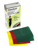TheraBand 10-1041 Prescription pack, light, (yellow, red, green) Latex Free band
