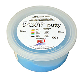 Puff LiTE color-coded exercise putty