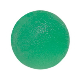 CanDo 10-1493 Cando Gel Squeeze Ball - Standard Circular - Green - Medium