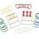CanDo color-coded latex-free rubber band hand exerciser