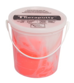 CanDo 10-2652 Cando Antimicrobial Theraputty Exercise Material - 5 Lb - Red - Soft