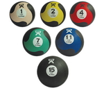 CanDo 10-3146 Cando, Firm Medicine Ball, 5-Piece Set (1 Ea: 2, 4, 7, 11, 15 Lbs.)