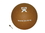 CanDo 10-3170 Cando, Soft And Pliable Medicine Ball, 5" Diameter, Tan, 1 Lbs., Price/Each