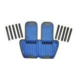 Cuff 10-3332-1 The Adjustable Cuff Ankle Weight - 10 Lb - 20 X 0.5 Lb Inserts - Blue - Each